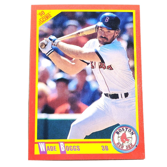 1990 Score Wade Boggs #245 Boston Red Sox Third Baseman Hall of Famer EX
