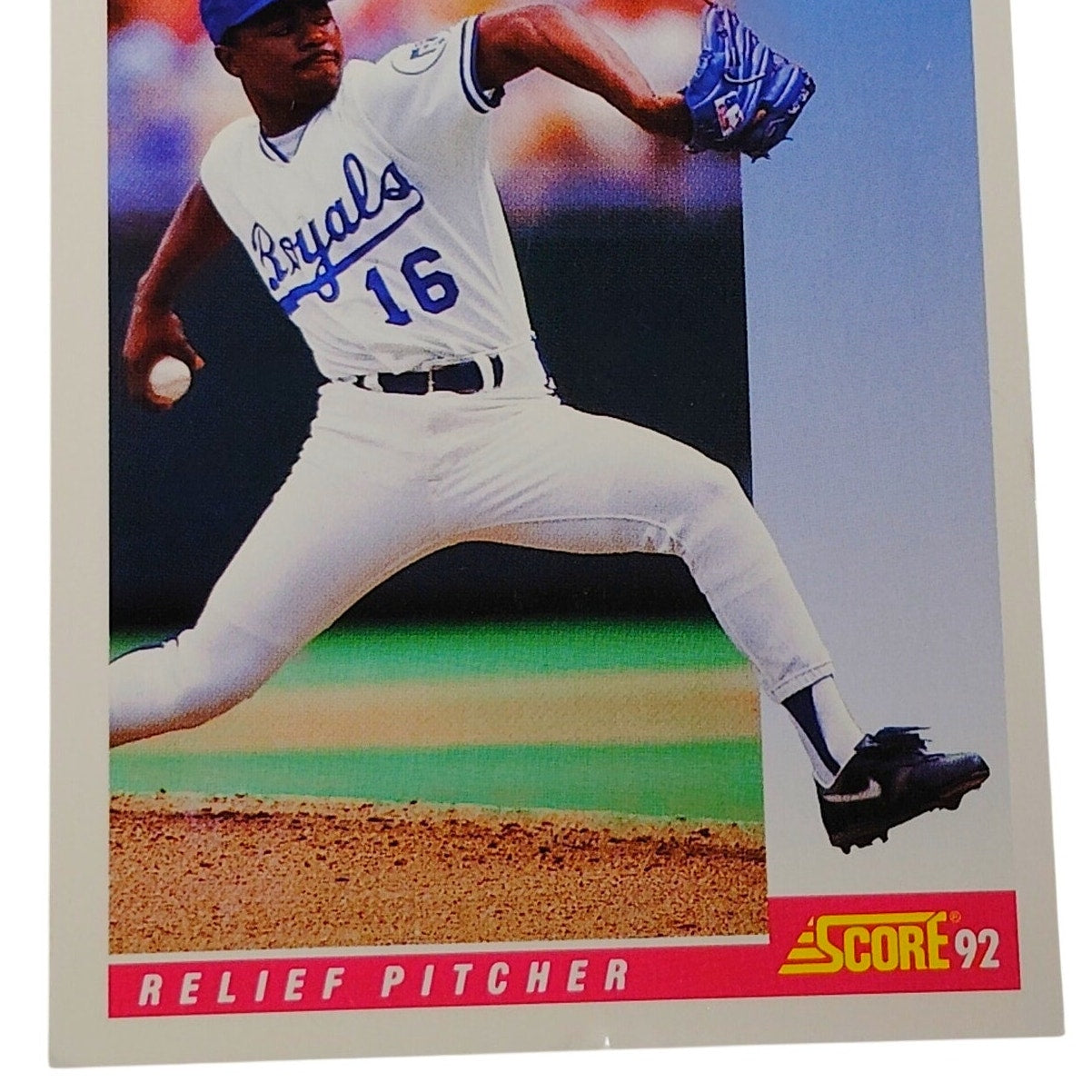 1992 Score Tom Gordon #130 Kansas City Royals Relief Pitcher MLB Baseball NM