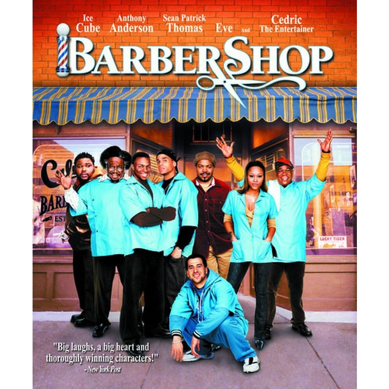 Barbershop - Blu-ray, 2002 Comedy, Ice Cube, Cedric the Entertainer, NIP