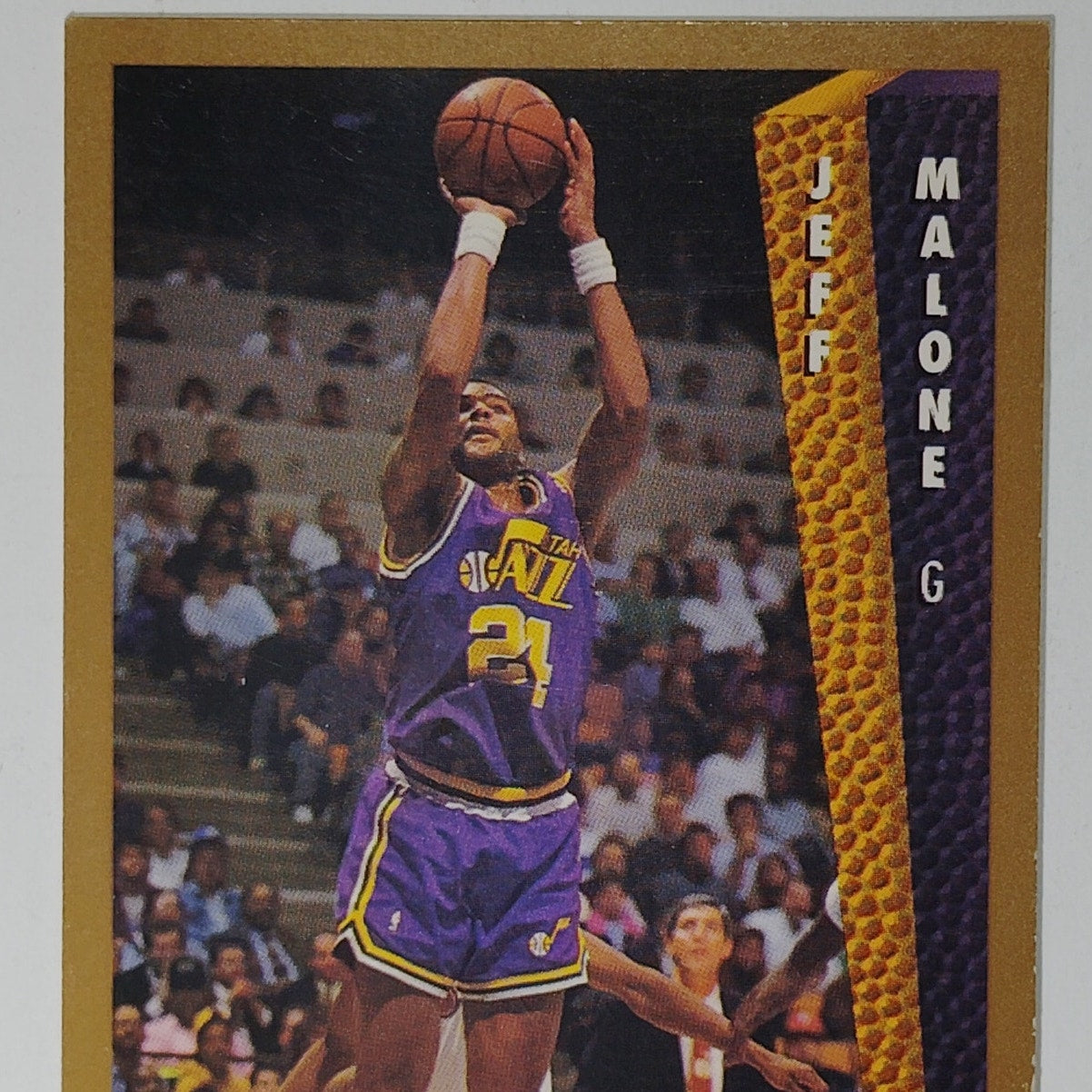 1992–93 Fleer Jeff Malone #224 – Utah Jazz – Guard – NBA Card