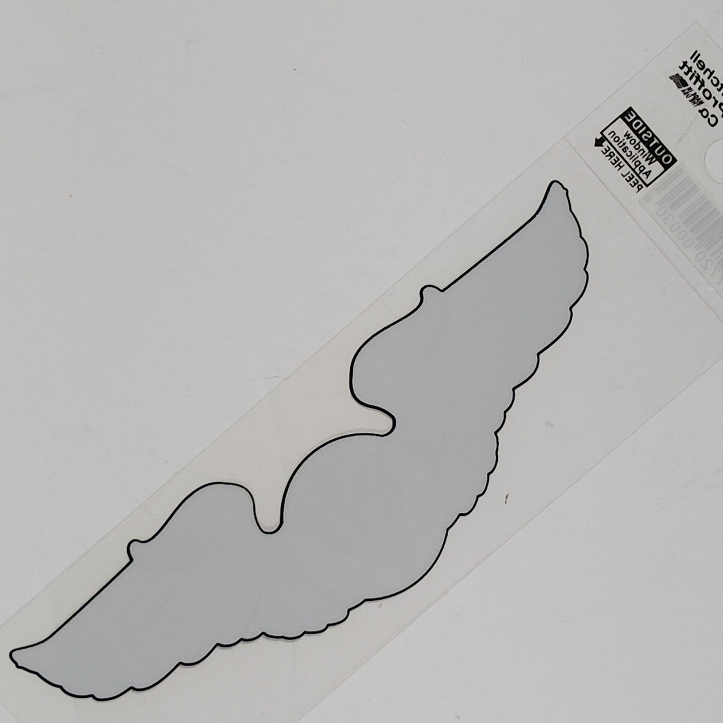USAF Enlisted Aircrew Badge Decal – 5-1/4" x 1.5"  Mylar Vinyl – Winged Emblem