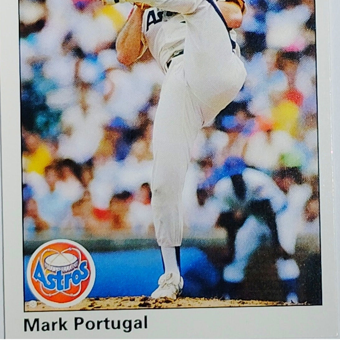 1990 Upper Deck Mark Portugal #502 Houston Astros Pitcher Action Shot - VG/EX