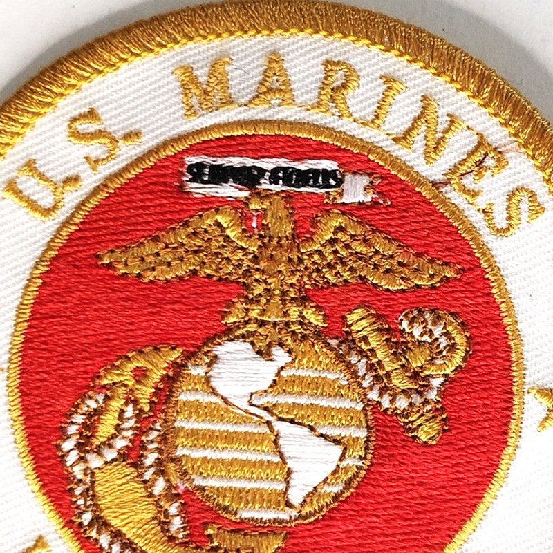 USMC Leatherneck Embroidered Patch Eagle Globe Anchor 3‑1/8" Sew‑On