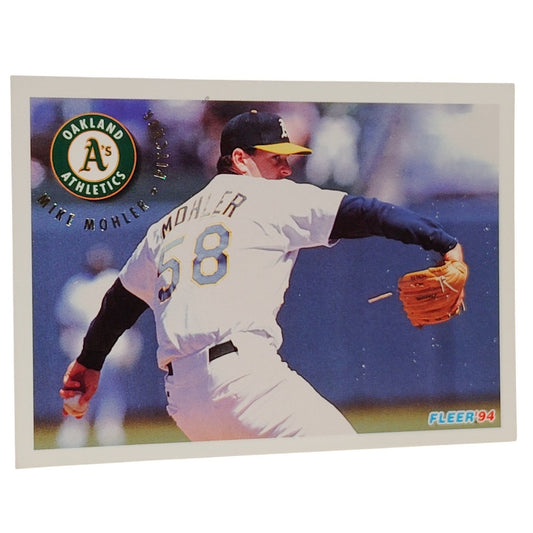 Mike Mohler, Oakland Athletics (A's), #269 1994 Fleer Baseball Card