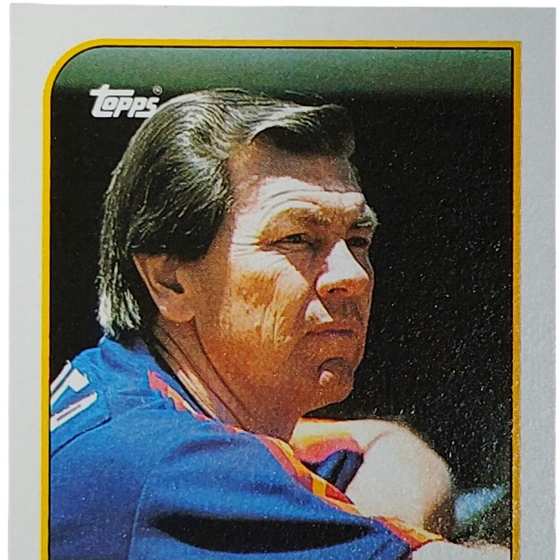 1989 Topps Hal Lanier #164 Astros Manager 1986-1988 VG/EX - VG/EX