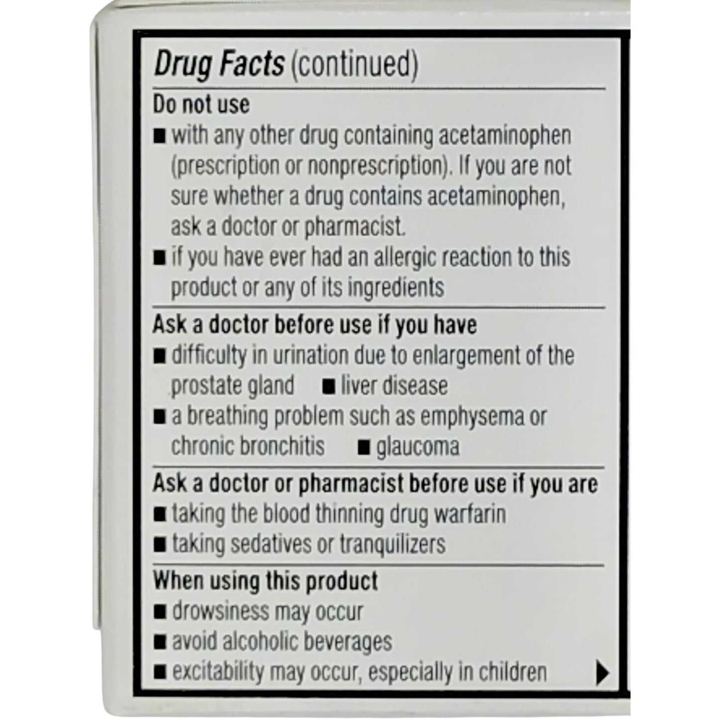 DG Health Menstrual Relief – 40 Caplets – 500mg Acetaminophen – Exp. 04/2027