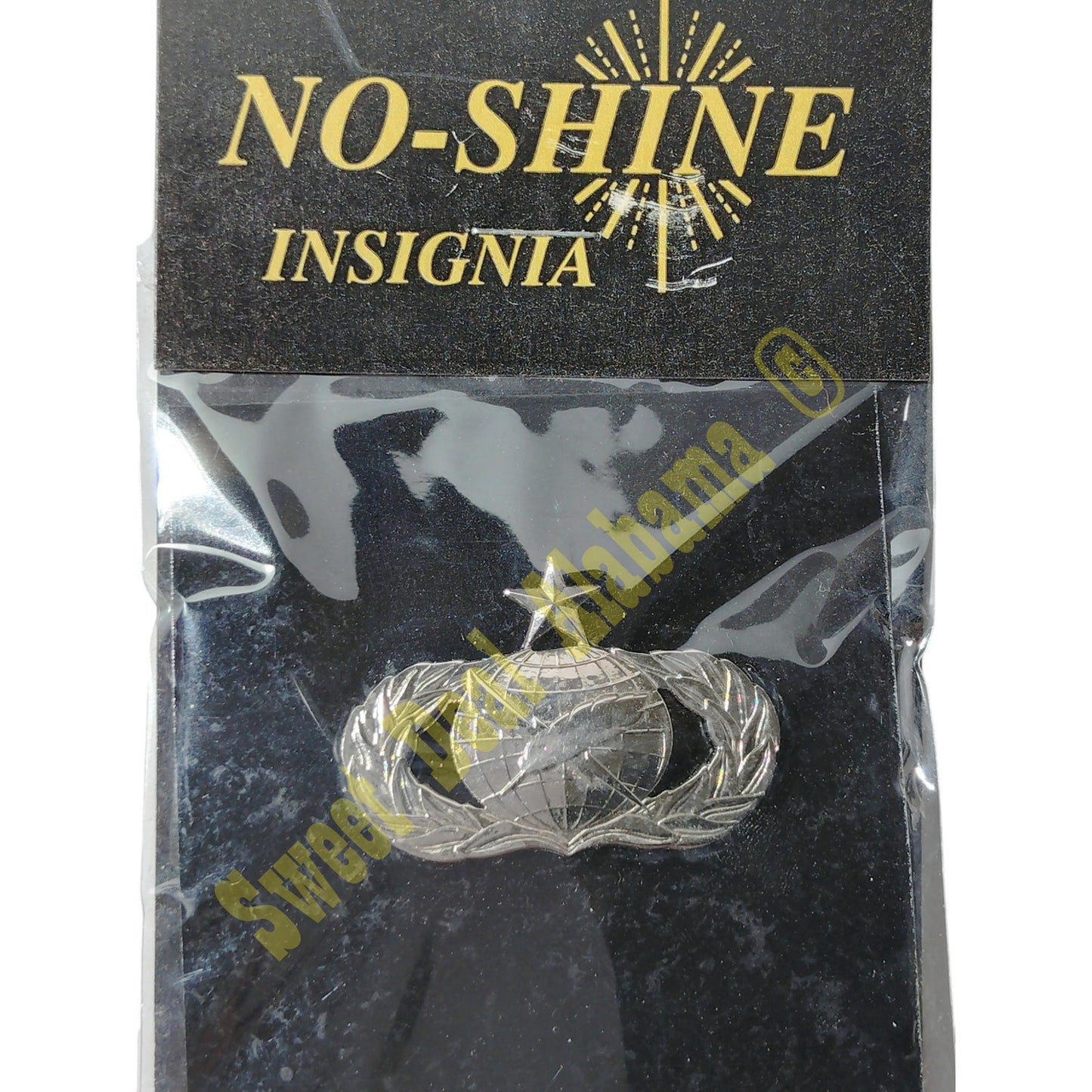 No Shine Insignia - Air Force Badge Pin: Publics Affairs Senior 1-3/4W x 1-1/8H