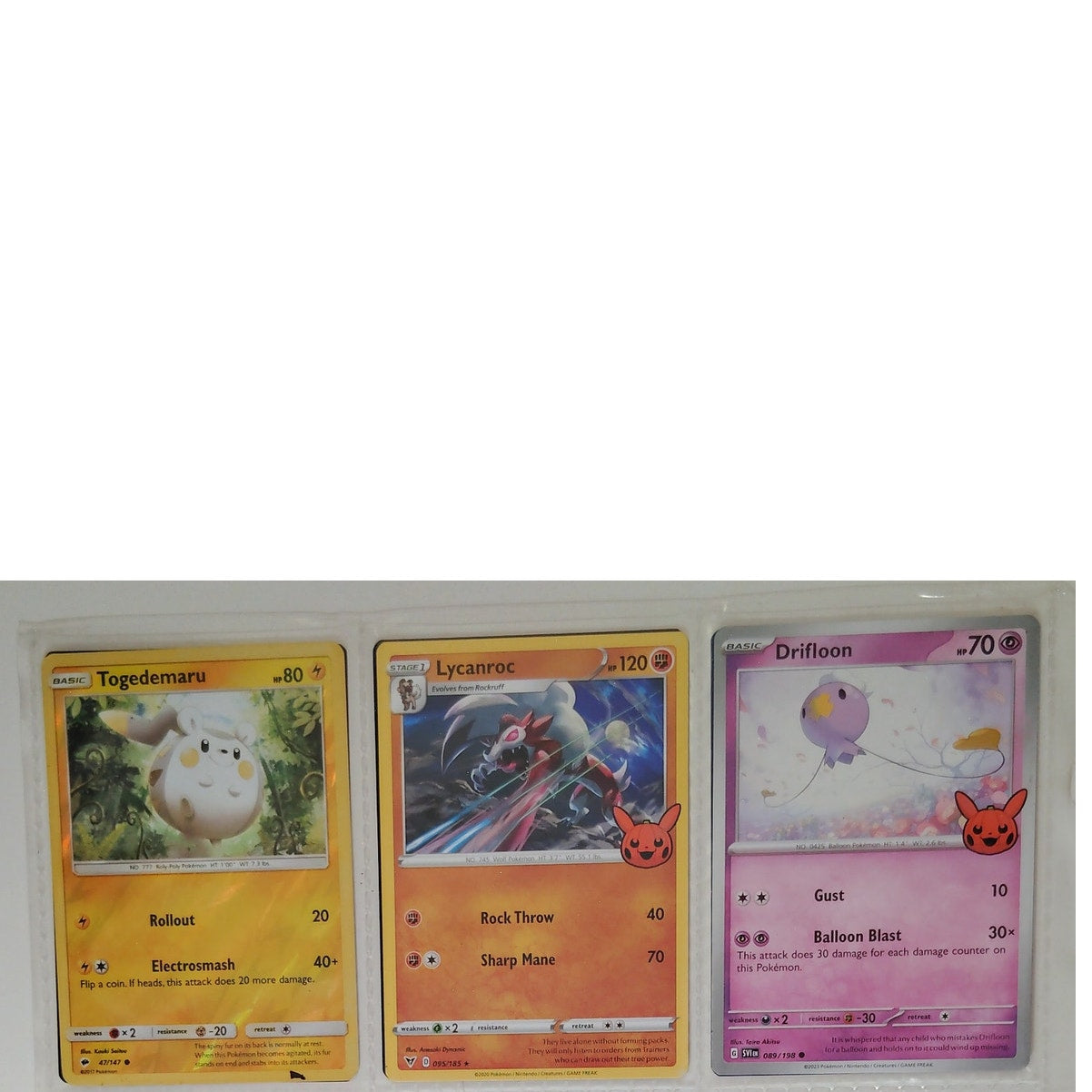 18 Random Pokémon Cards Pictured, Actual Photos Provided