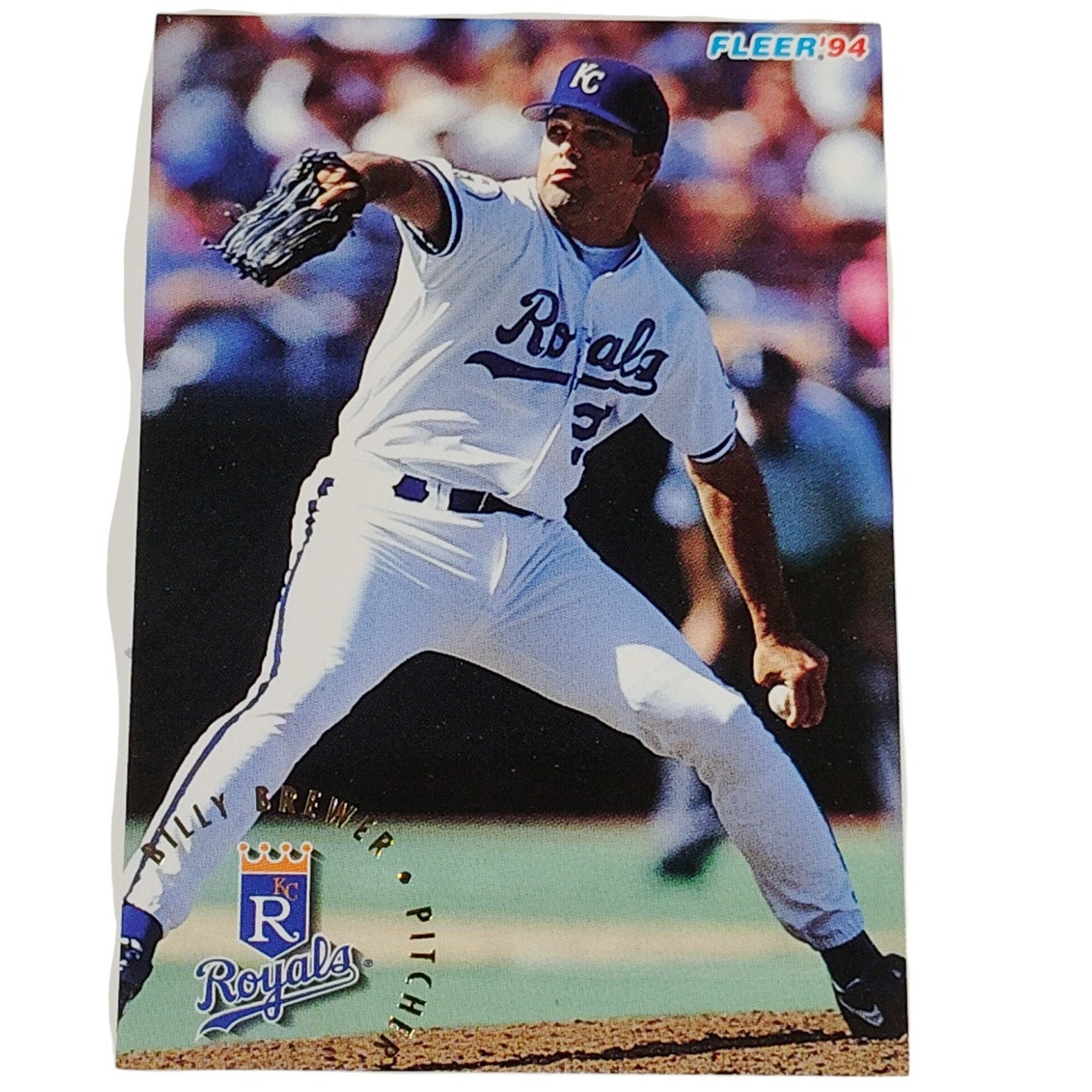 Billy Brewer, Kansas City Royals, #150,  1994 Fleer Baseball Collector's Card