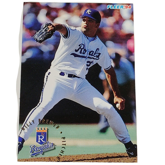 Billy Brewer, Kansas City Royals, #150,  1994 Fleer Baseball Collector's Card