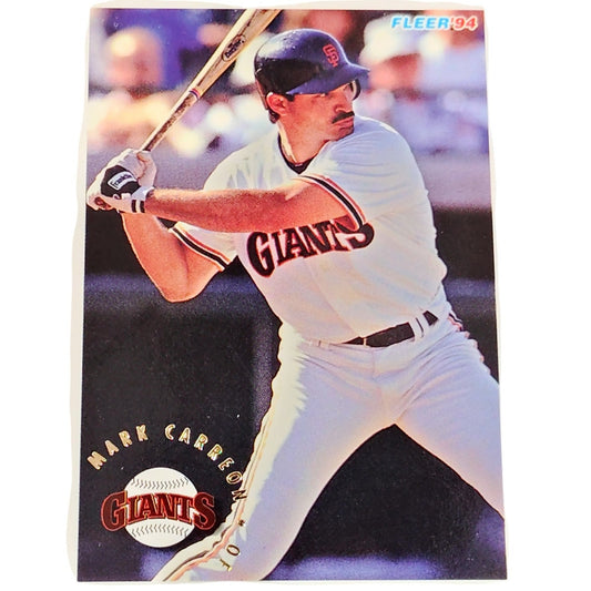 Mark Carreon, San Francisco Giants, #688, 1994 Fleer Baseball Collector's Card