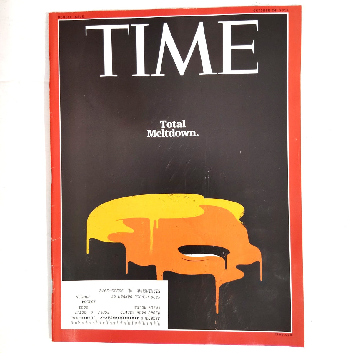 TIME Magazine October 24 2016 Total Meltdown Trump Cover Double Issue