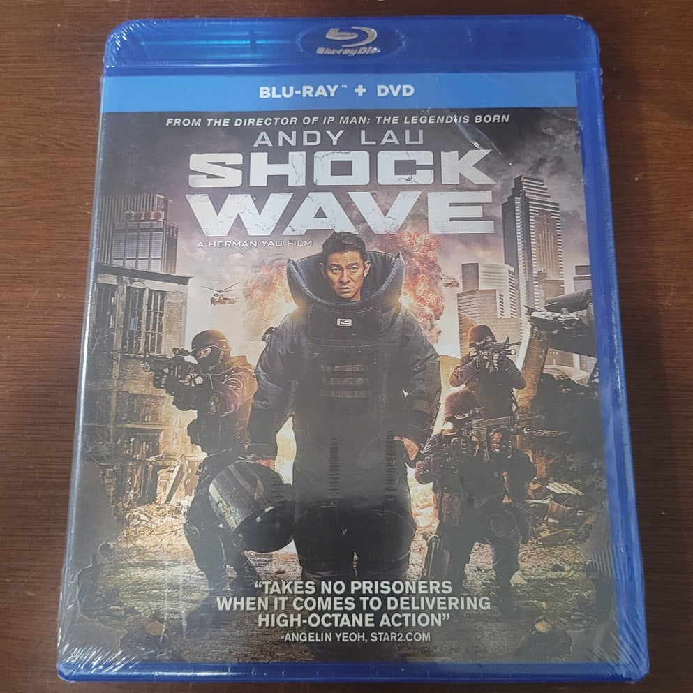 Shock Wave Blu-ray + DVD 2017 Hong Kong Action Thriller Movie Andy Lau Explosive