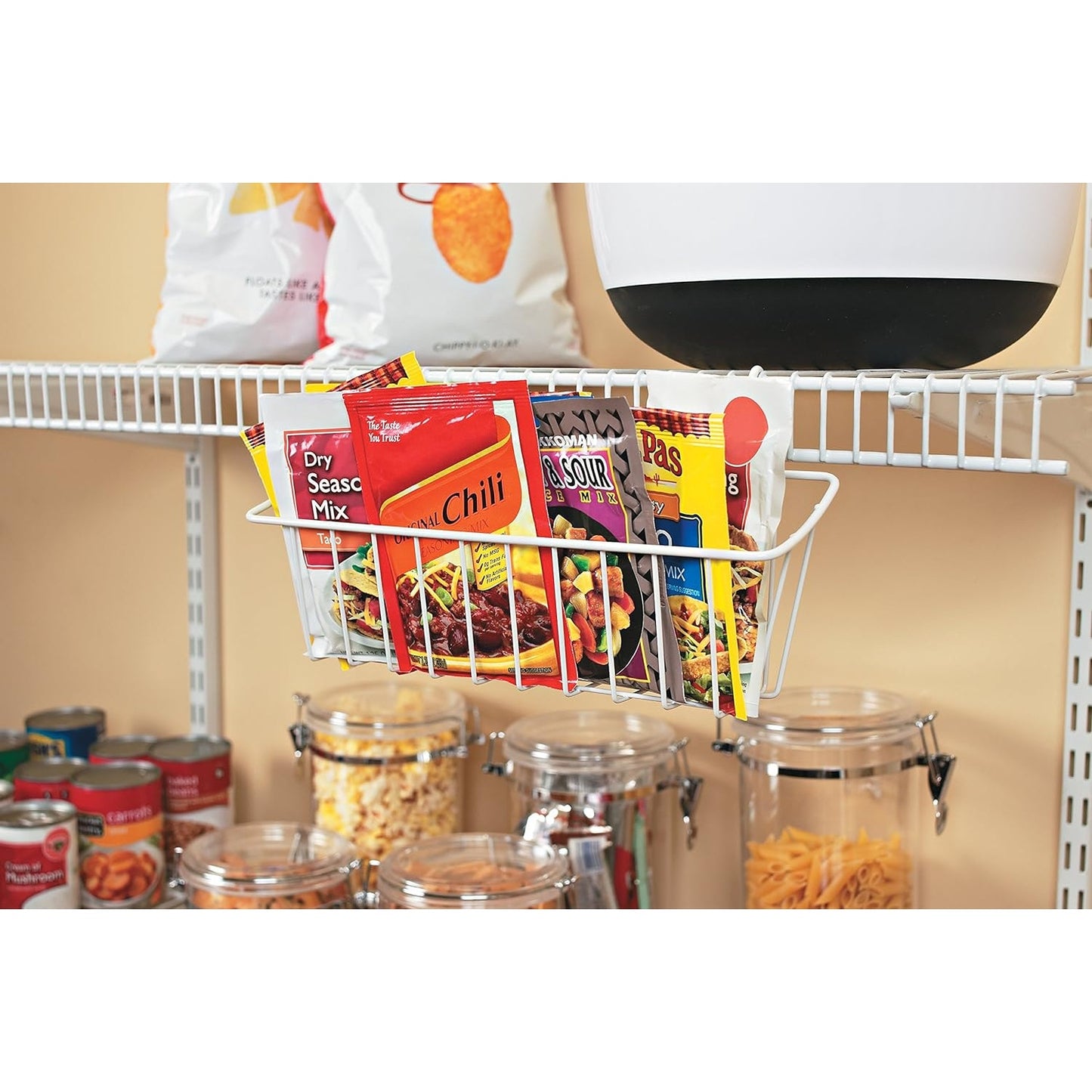 ClosetMaid 3937 Packet Pal, White, 11.5" wide, 5.75" high, and 3.75" Deep