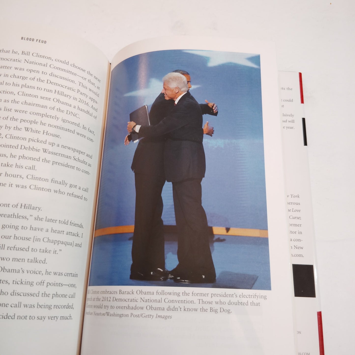 Blood Feud Clintons vs Obamas 2009 Hardcover Excellent Cond Underlined Notes LN