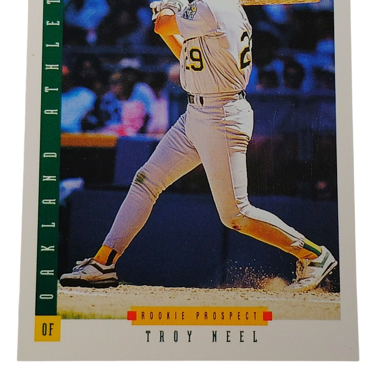 1993 Score Rookie Prospect Troy Neel #326 Oakland Athletics 1B Baseball NM