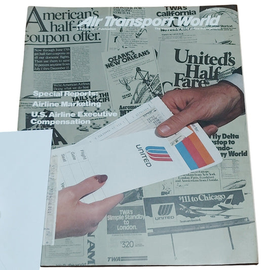 Air Transport World Magazine - July 1979 - Airline Marketing & Advertising Issue