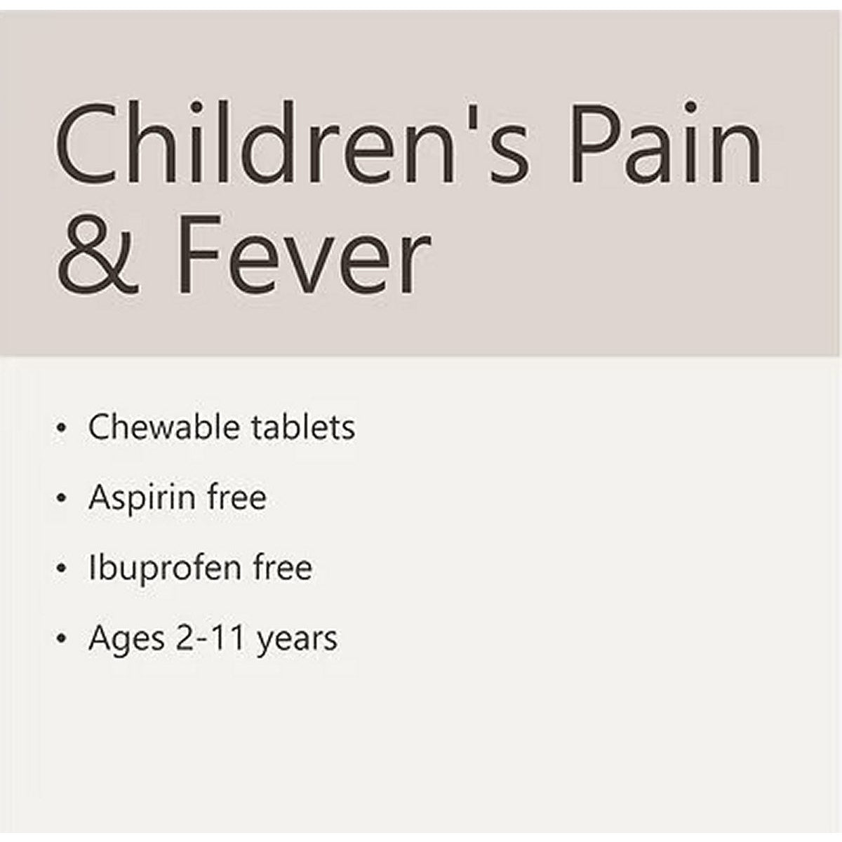 Walgreens Children's Pain & Fever Chewable Tablets Grape 2 Boxes (48 Tabs Total)