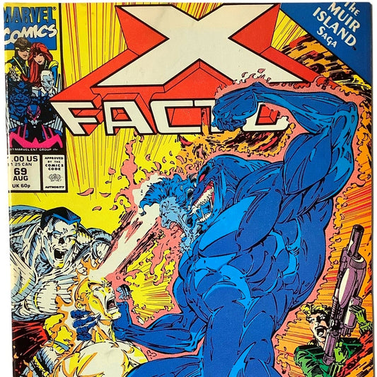 Marvel Comic's X-Factor #69, The Muir Island Saga, Aug 1991, NM 9.4