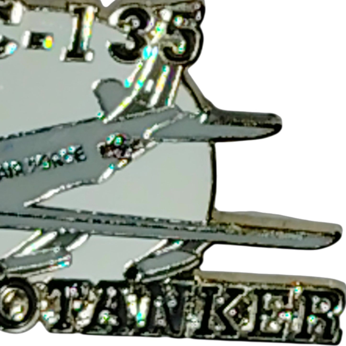 Stratotanker KC-135 Aircraft, Collector's Hat, Lapel, Brooch Pin 1-1/2"W x 1"H