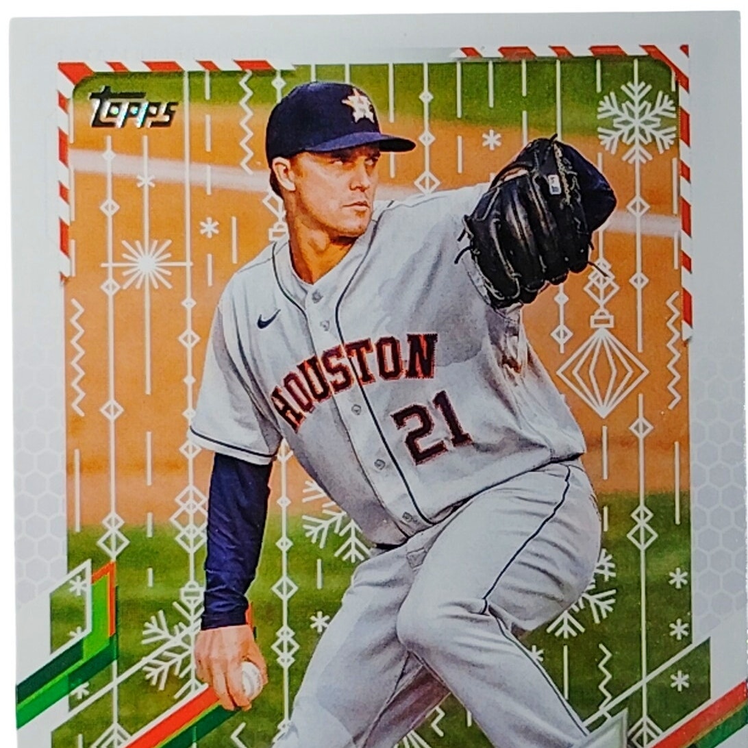 2021 Topps Holiday Zack Greinke HW9 Houston Astros Pitcher Baseball Card VG/EX