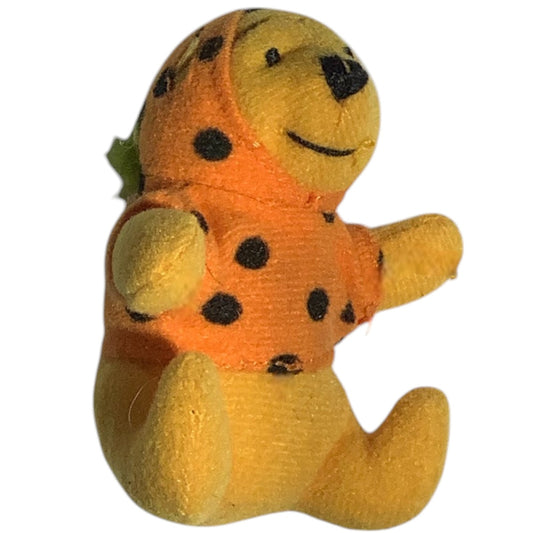 2001 Pooh Bear (3"H x 2.75"W).  McDonald's Happy Meal Premium Stuffed Toy, EUC