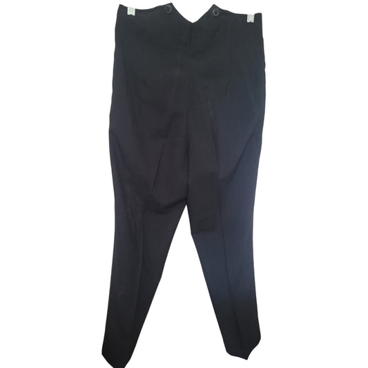 USN Officer Dress Trousers - Size 28x29.5 - Blue Shade 3346 - Black Stripe
