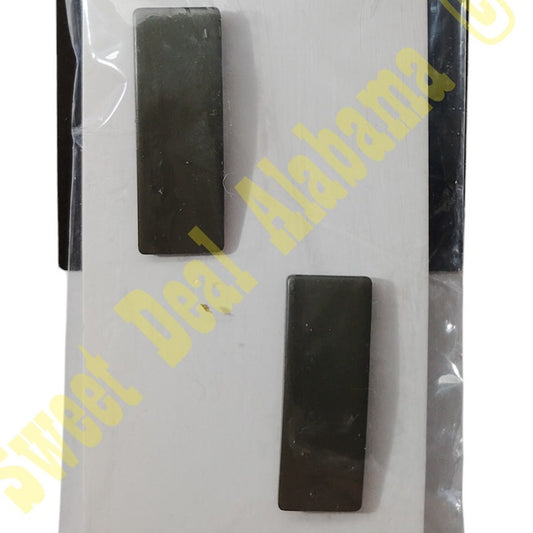 1 Set Insignia Pins- 2nd Lieutenant Subdued Bars  1-1/4"x 3/8"