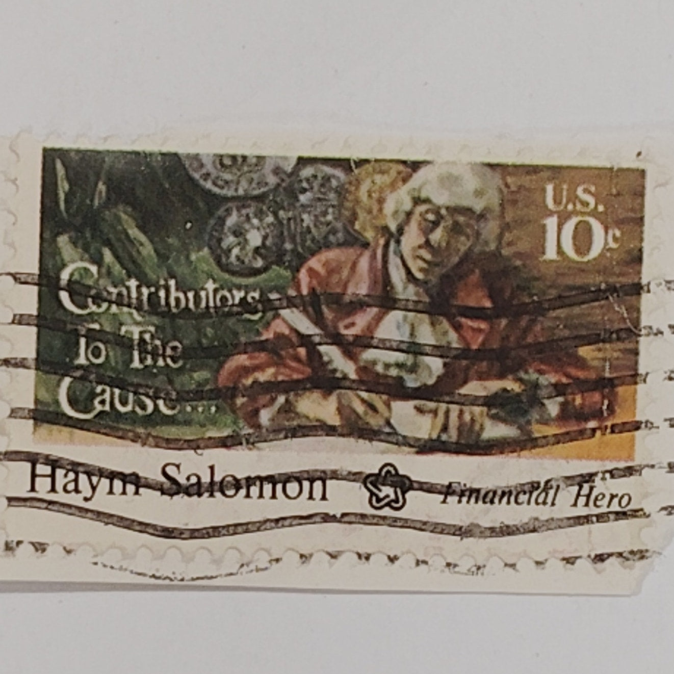 1975 Haym Salomon Stamp – 10¢  Used – Revolutionary War – Scott #1561 – USPS