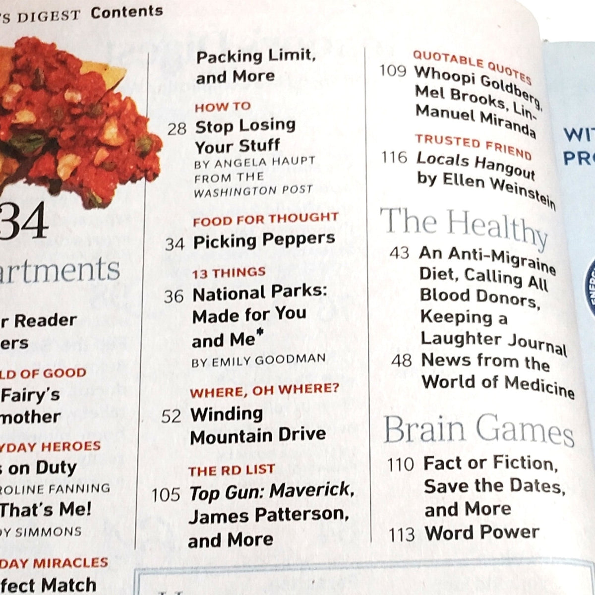Reader's Digest June 2022 Back Issue - Future of Tech, Margaret Atwood