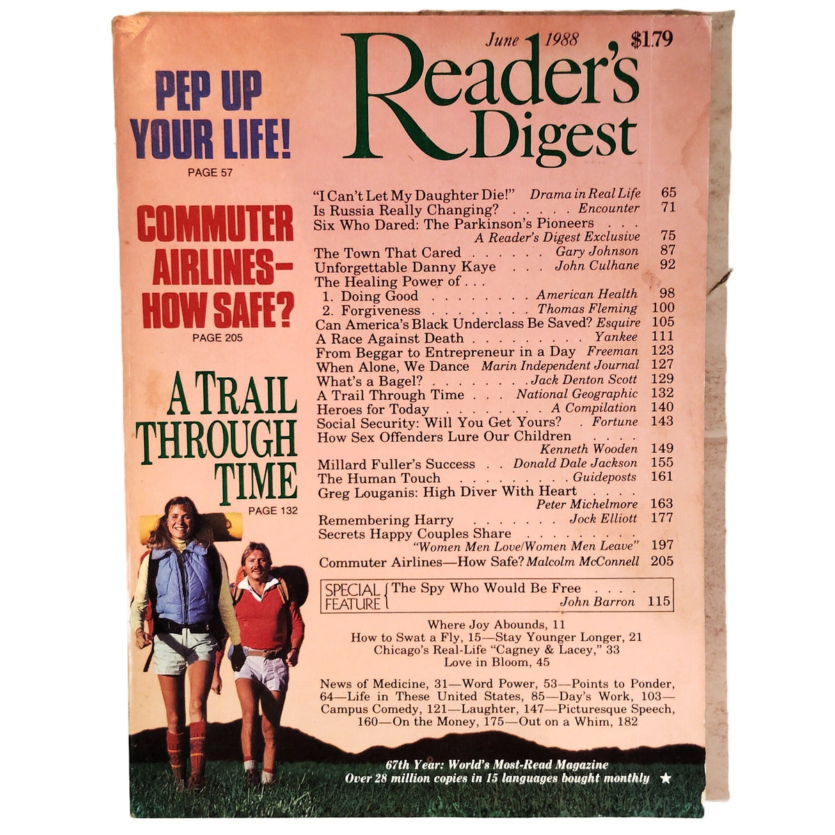 Reader's Digest June 1988 Vintage Magazine Back Issue 67th Year, Greg Louganis