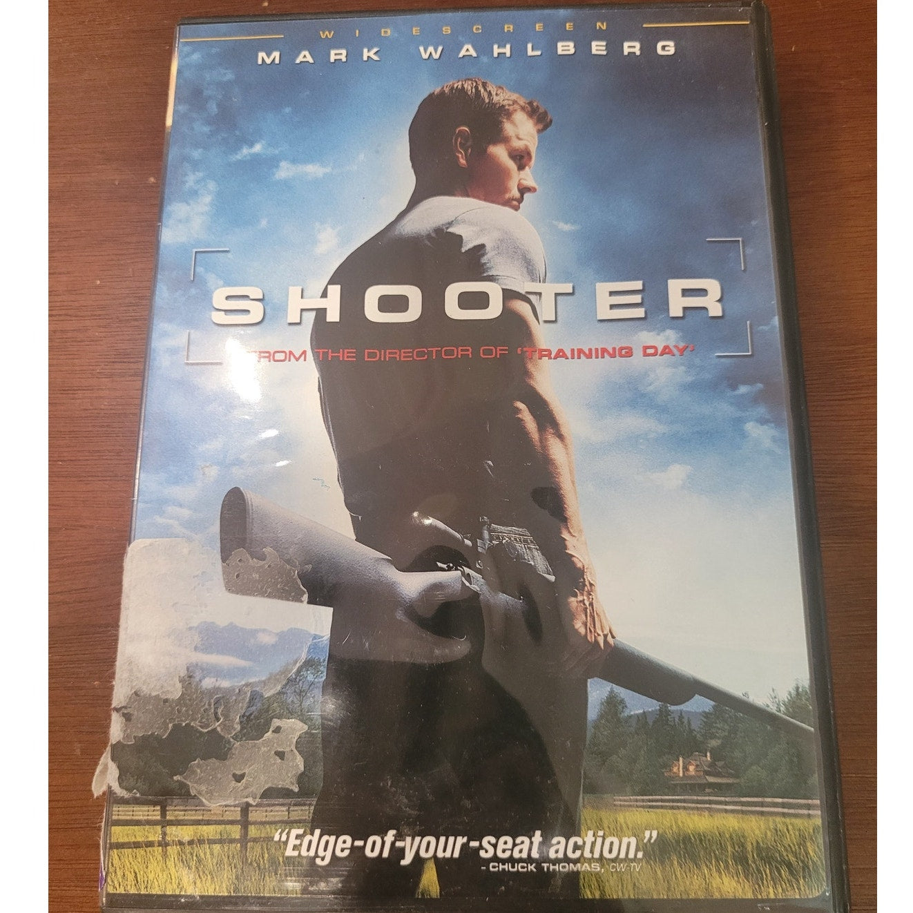 Shooter DVD 2007 Action Thriller, Widescreen, Mark Wahlberg, Paramount Release