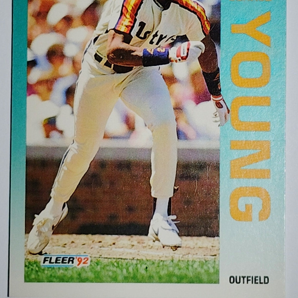 1992 Fleer Gerald Young Card #446 Houston Astros VG/EX