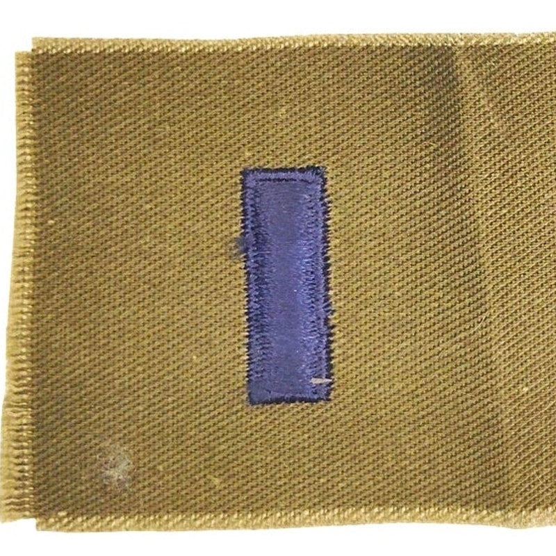 U.S. Air Force First Lieutenant (O‑2) Subdued Cloth Rank Insignia — Vietnam Era
