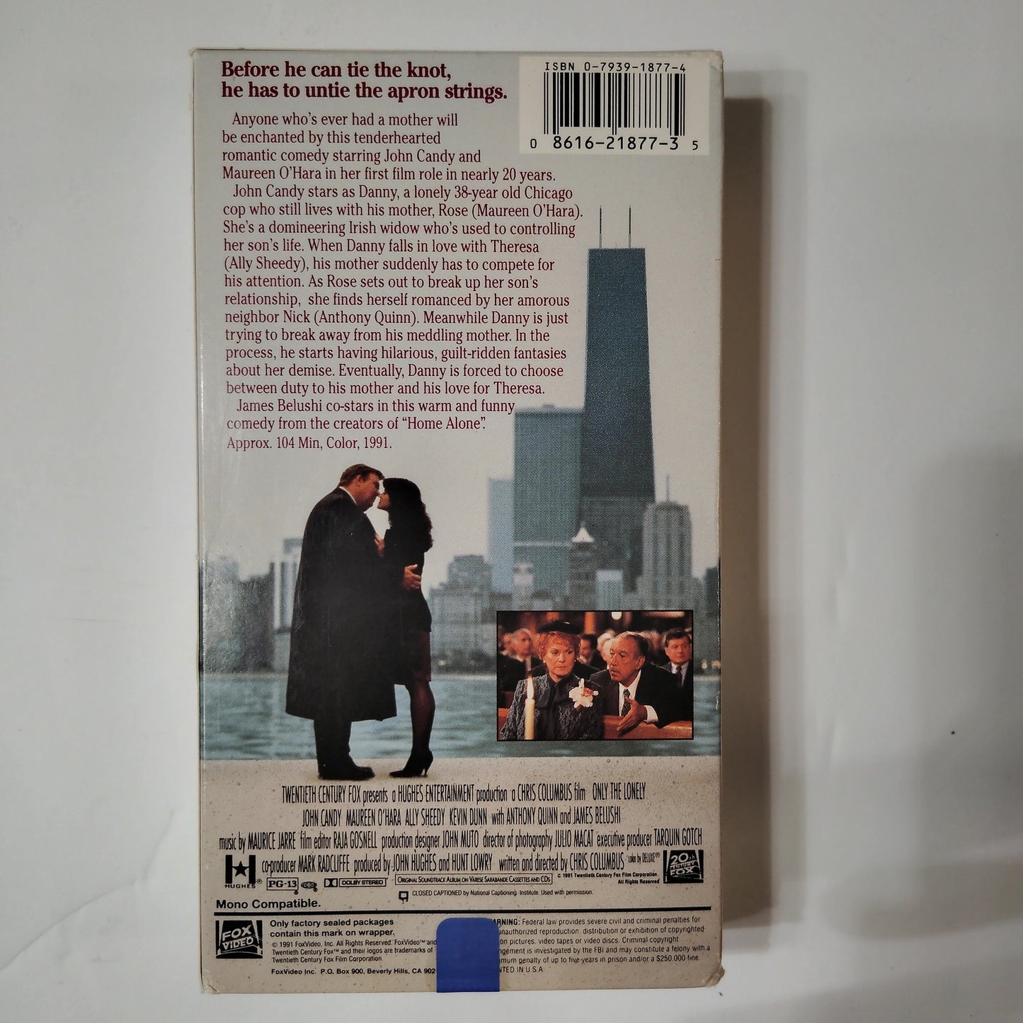Only the Lonely VHS 1991 John Candy Ally Sheedy Romantic Comedy Drama Fox Video