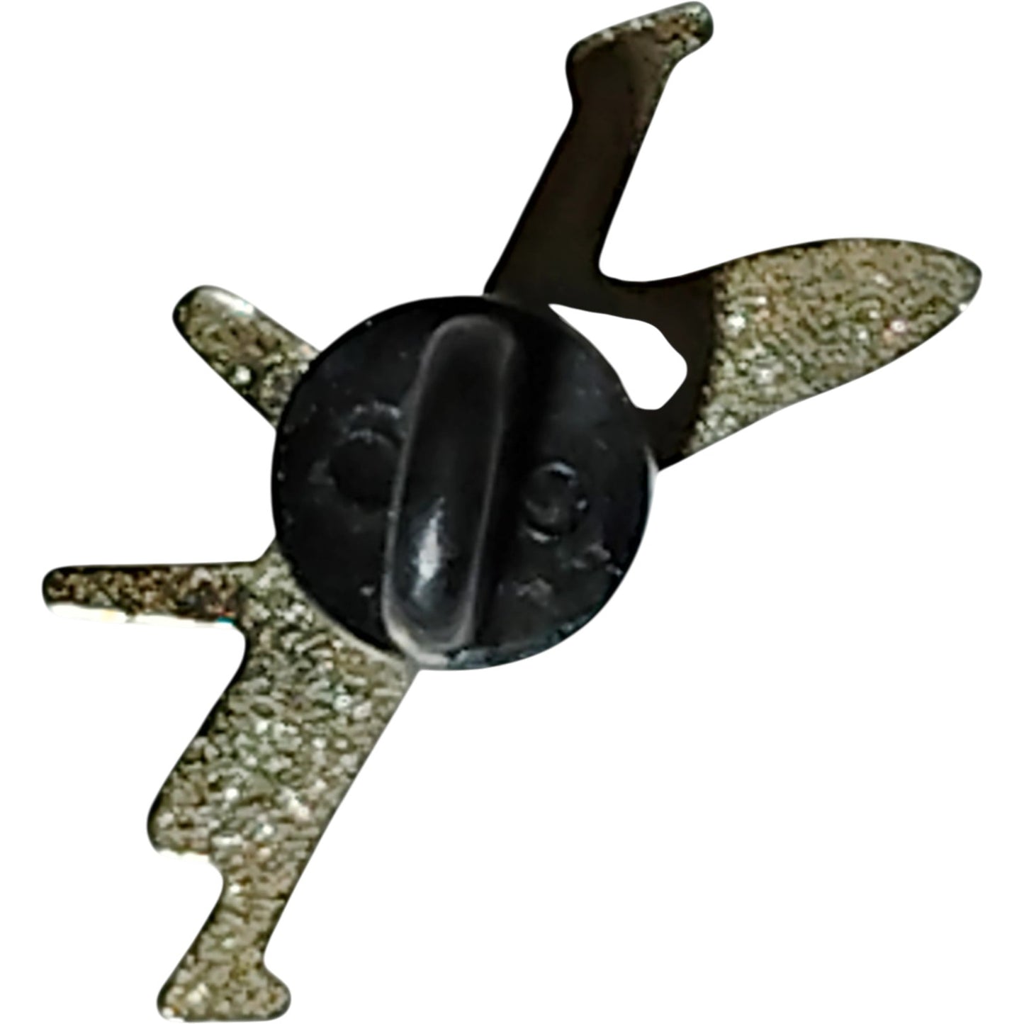 F/A-18 Hornet Hat, Lapel, Brooch Pin – 1-1/4" x 5/8", Blue/Yellow Enamel, Military Clutchback