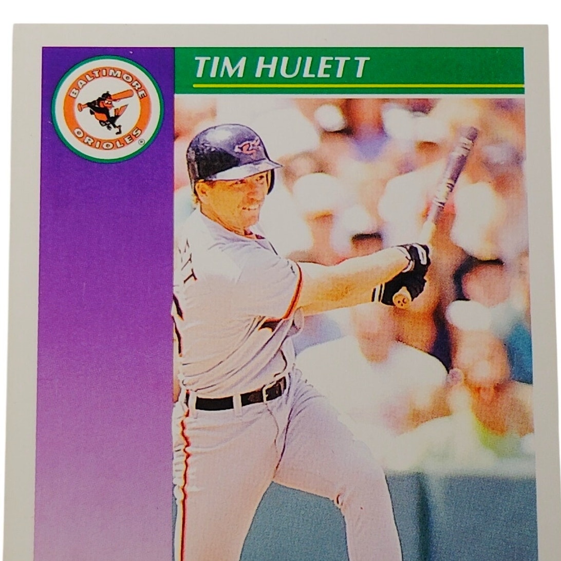 1992 Score Tim Hulett #391 Baltimore Orioles Second Baseman MLB Baseball NM