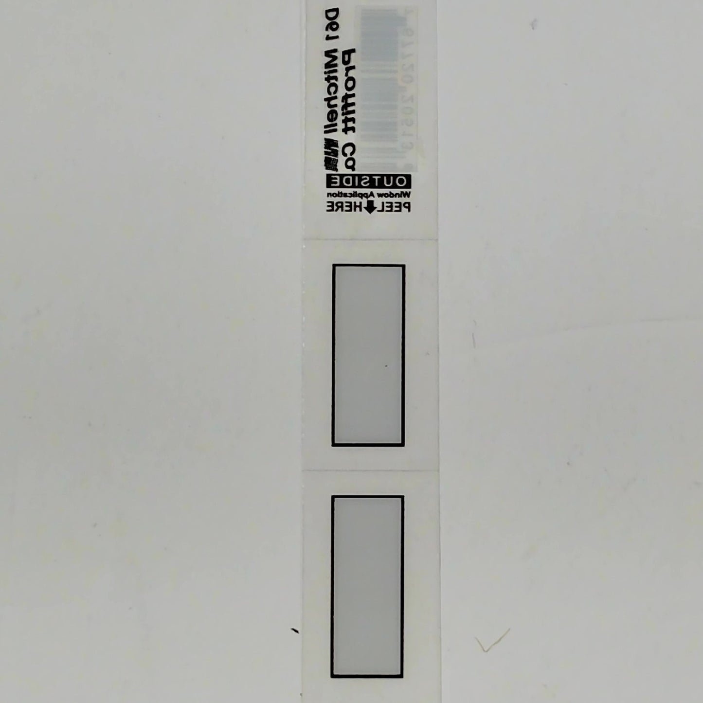 O-1 Officer Rank Decal Set, 2nd Lt 1.375" x 0.4375" Each, Gold Bar, All Services