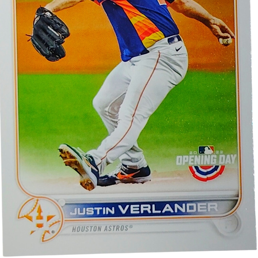 2022 Topps Opening Day #103 Justin Verlander Houston Astros Pitcher - VG/EX