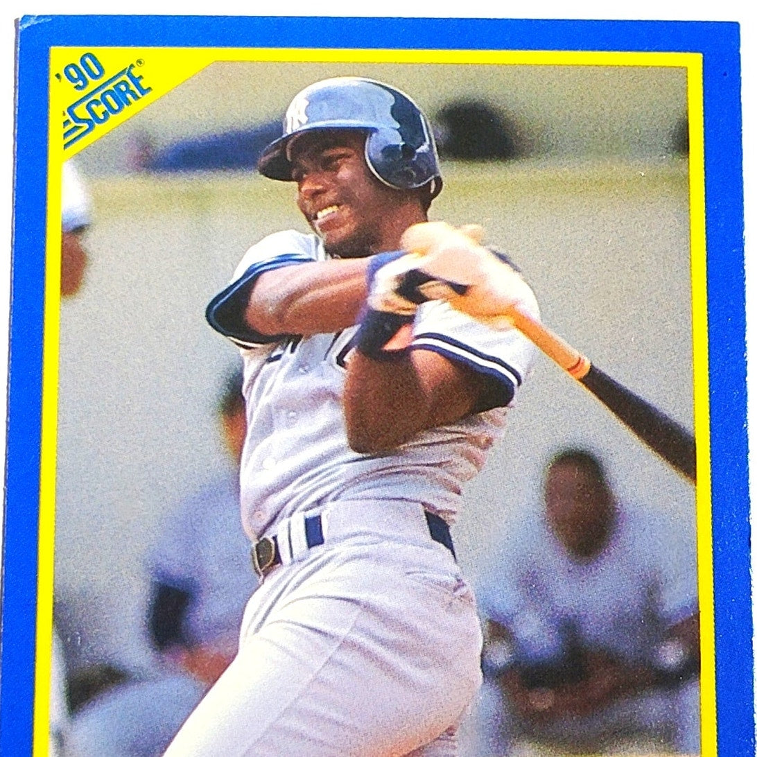 1990 Score Hensley Meulens RC #636 New York Yankees Third Baseman Rookie MLB EX