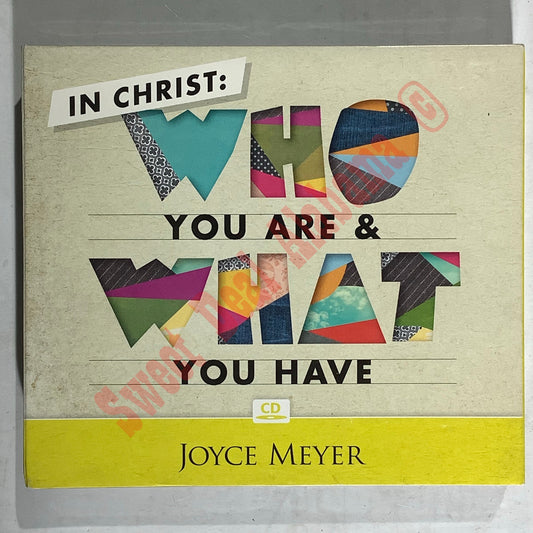 In Christ Who You Are & What You Have, 4-CDs, Joyce Meyer, Religion Spirituality