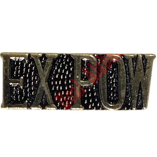 Ex POW Hat, Lapel or Tie Pin, 7/16"H x 1-1/8"W