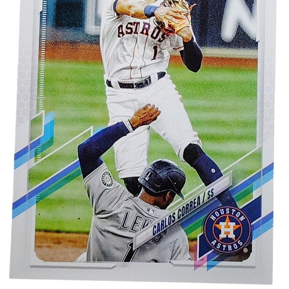 2021 Topps Series 1 Carlos Correa 253 Houston Astros SS 70th Logo VG/EX