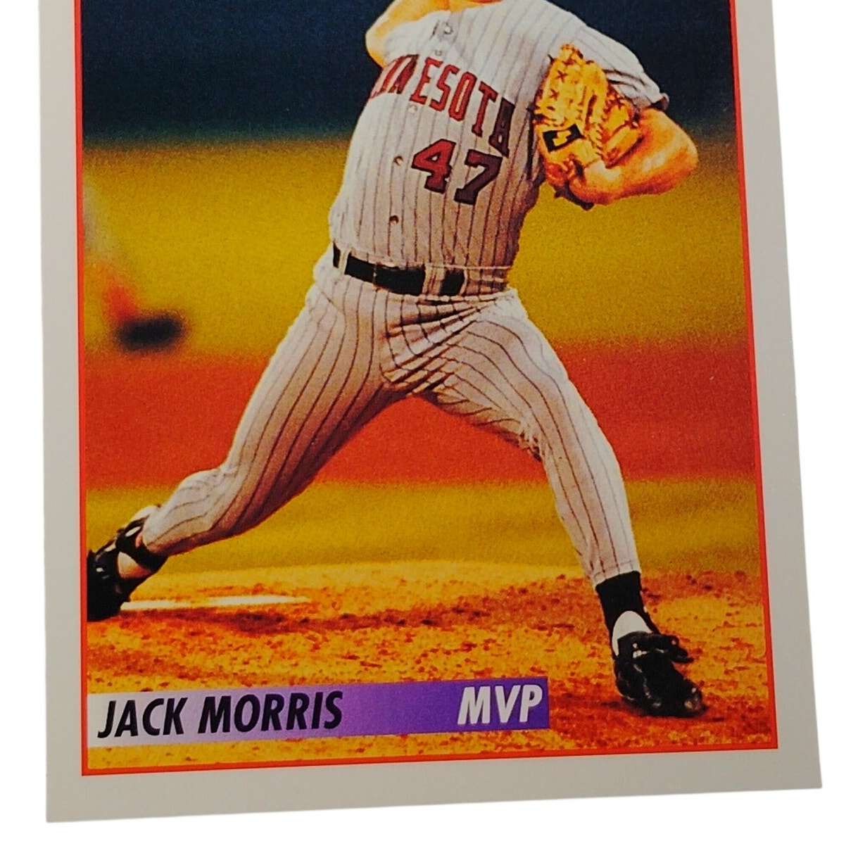 1992 Score Jack Morris #798 Minnesota Twins World Series MVP Baseball Card NM