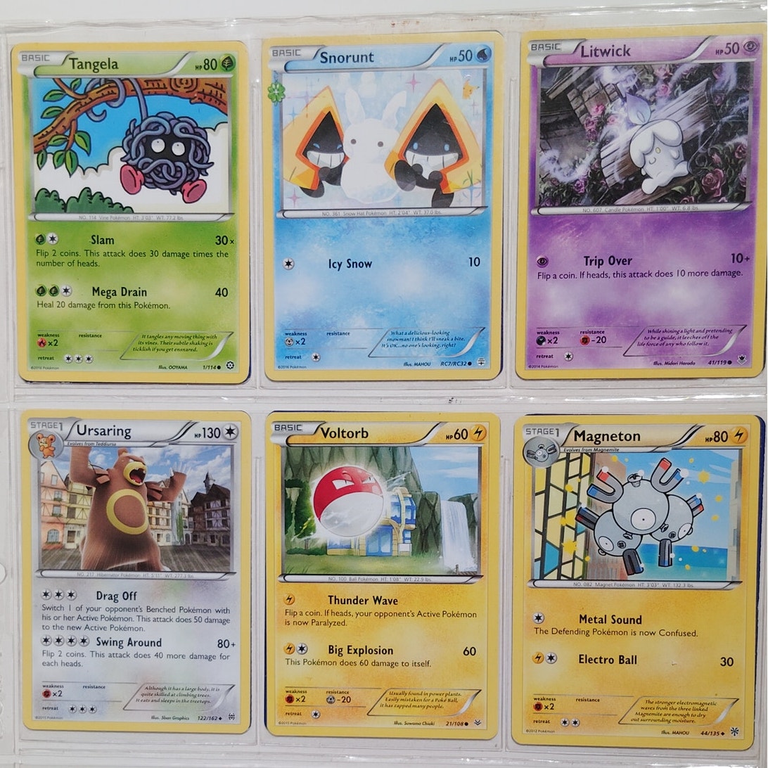 18 Random Pokémon Cards Pictured, Actual Photos Provided