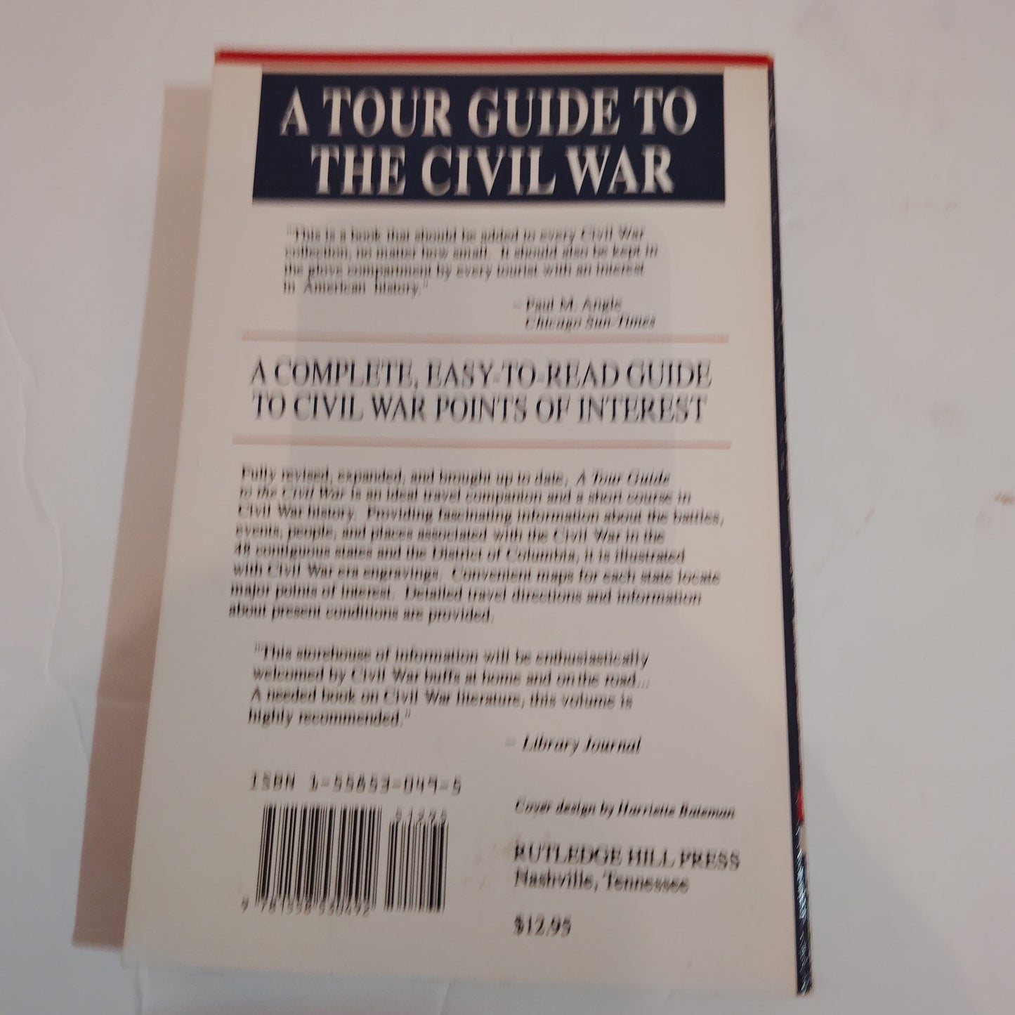 A Tour Guide to the Civil War 1990 Paperback LN Battlefield Travel History Sites