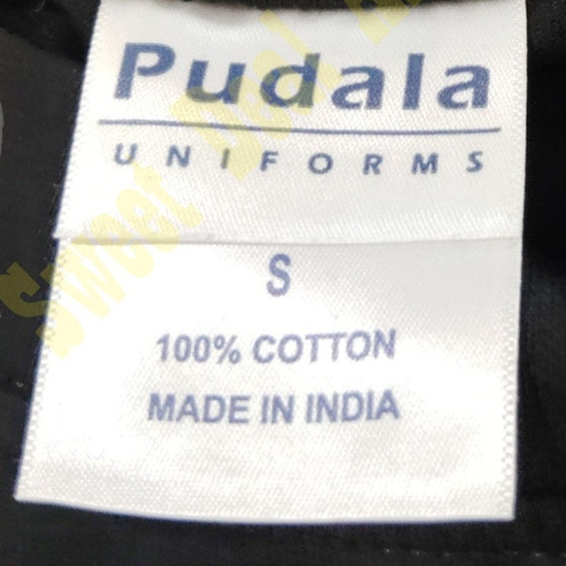 Pudala Black Tactical Shirt – Security – Short Sleeve, Size Small