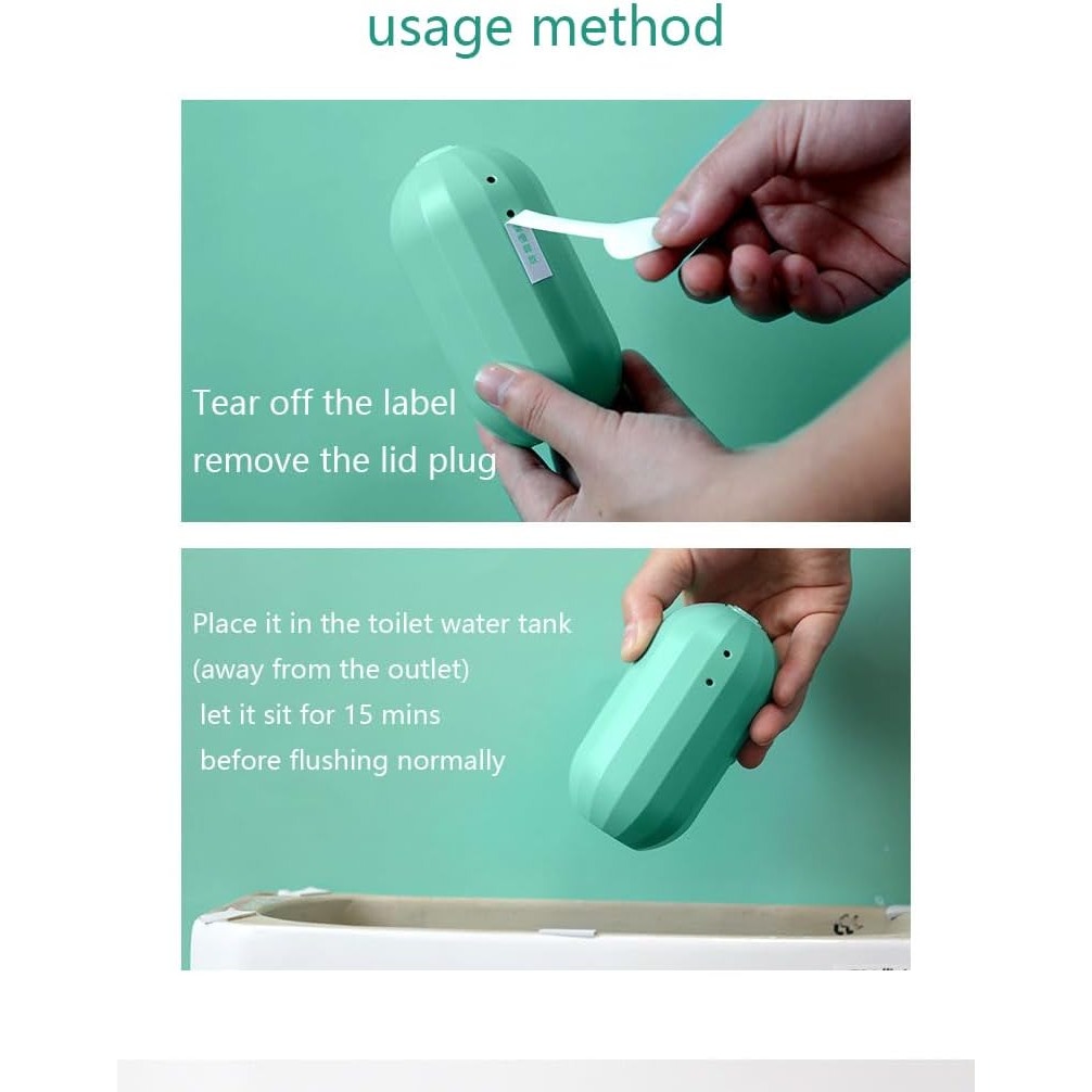 DDOXOO Automatic Toilet Cleaning Magic Box Decontamination Air Purifier (2 Pack)