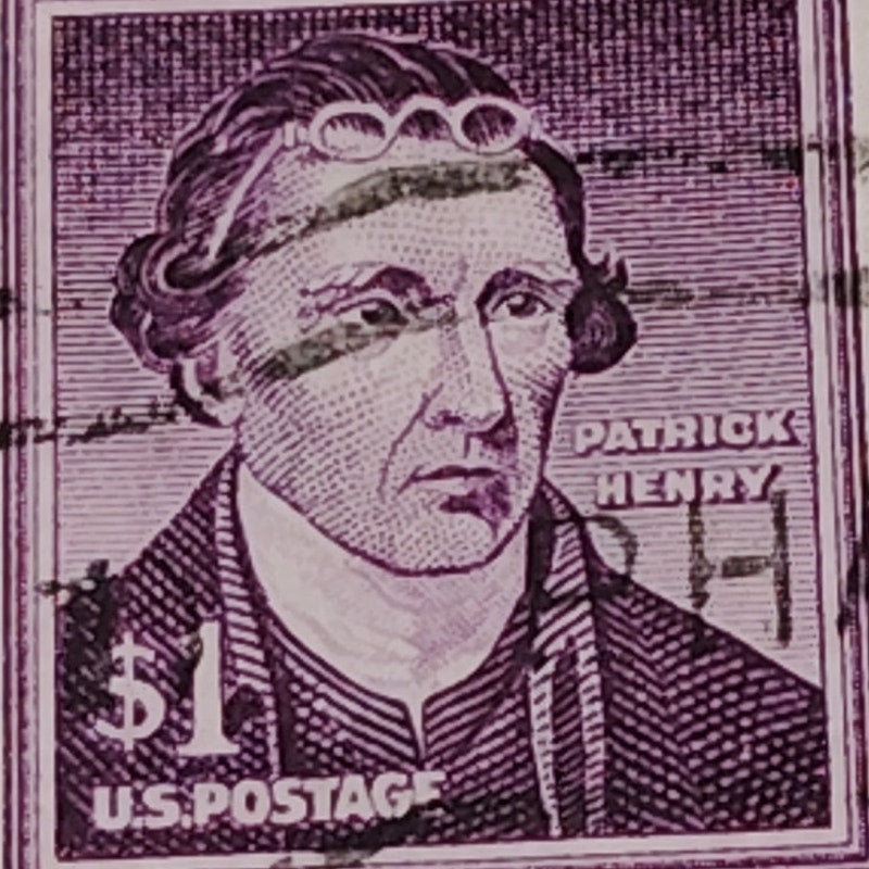 1955 $1 Patrick Henry Stamp Liberty Series Scott #1052 Champion of Independence
