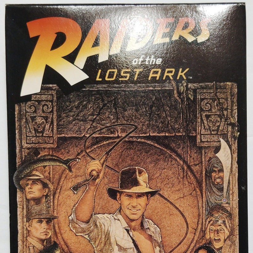 Indiana Jones Raiders of the Lost Ark VHS 1981 Harrison Ford Adventure Vintage